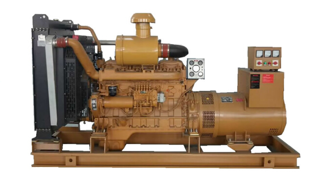 洛南上柴250kw大型柴油二手发电机组